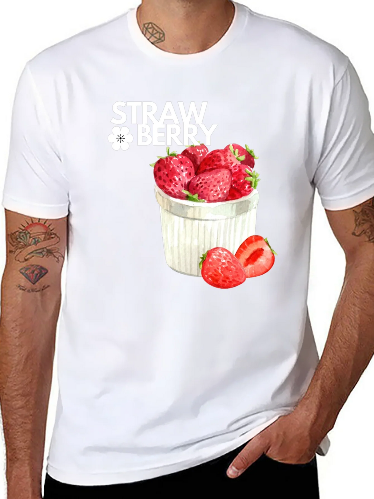 Strawberry Graphic Tee - Fresh & Fun Style product image 2