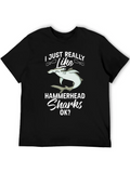 Hammerhead Shark Lover Graphic T-Shirt product image 1