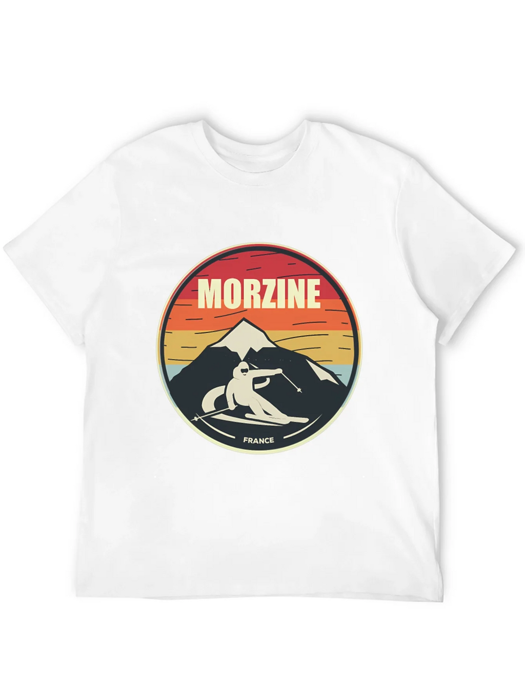 Morzine France Skiing T-Shirt product image 3