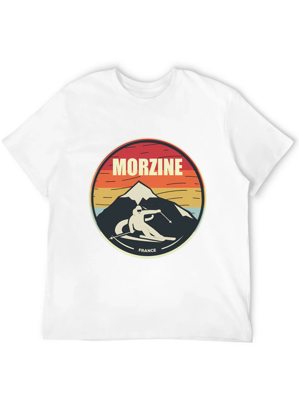 Morzine France Skiing T-Shirt product image 3