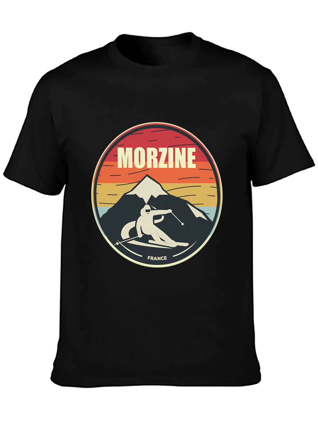 Morzine France Skiing T-Shirt product image 6