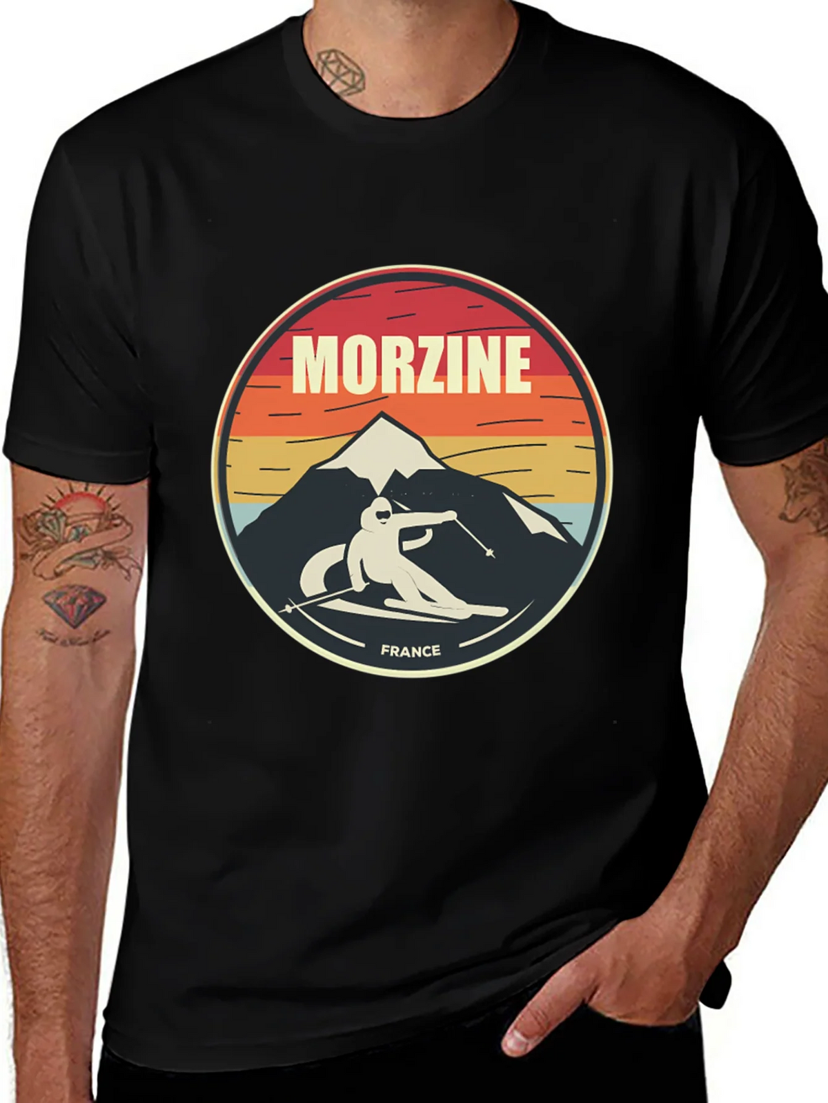 Morzine France Skiing T-Shirt product image 1