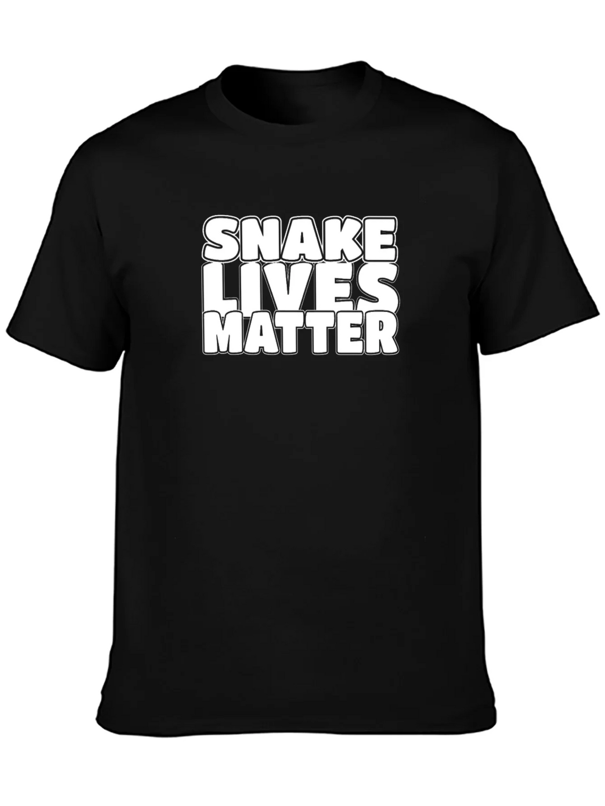 Snake Lives Matter Black Graphic Tee product image 6