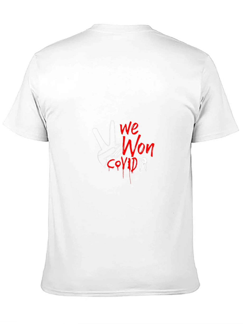 We Won COVID-19 Graphic Tee - Black product image 2