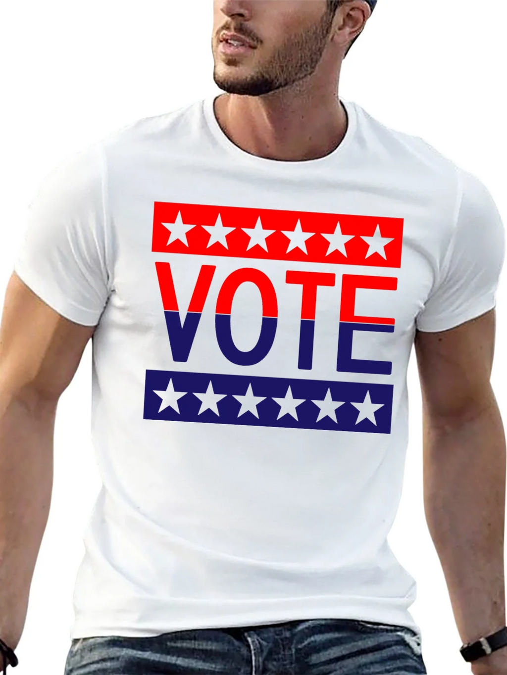 Vote Patriotic Graphic Tee - Election Ready product image 1