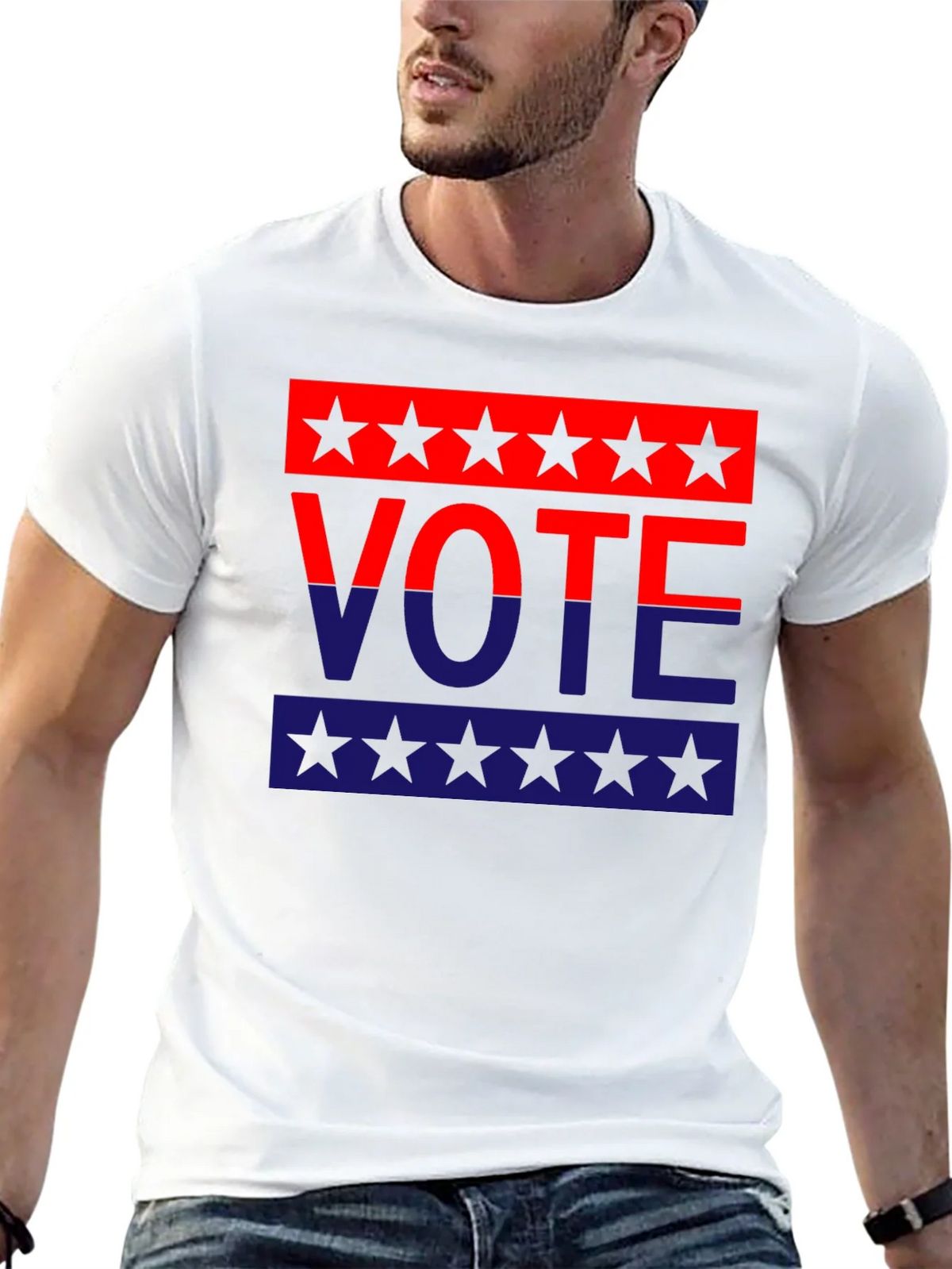 Vote Patriotic Graphic Tee - Election Ready product image 1