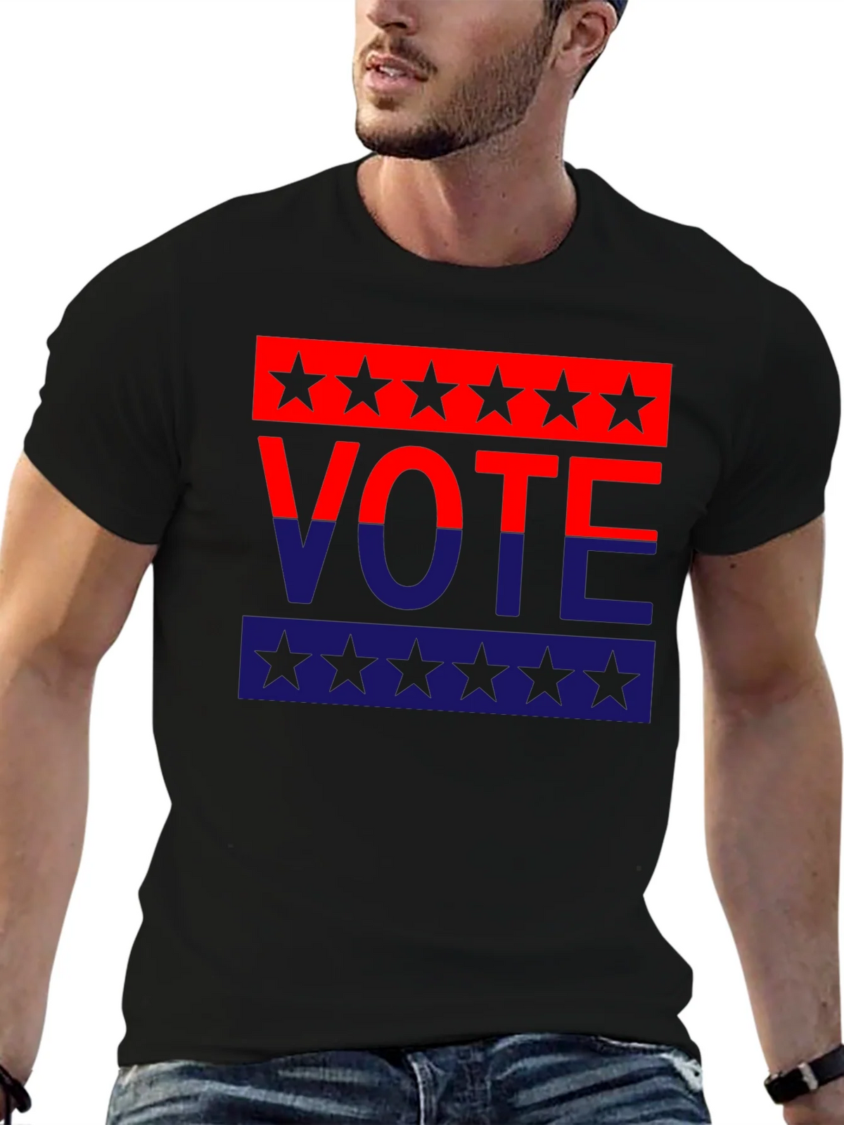 Vote Patriotic Graphic Tee - Election Ready product image 4