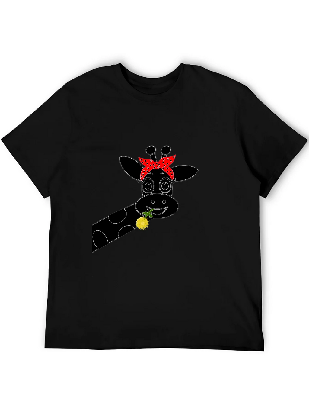 Giraffe Bandana Graphic Tee - Black product image 8