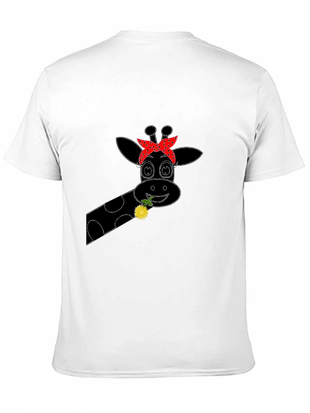 Giraffe Bandana Graphic Tee - Black product image 2