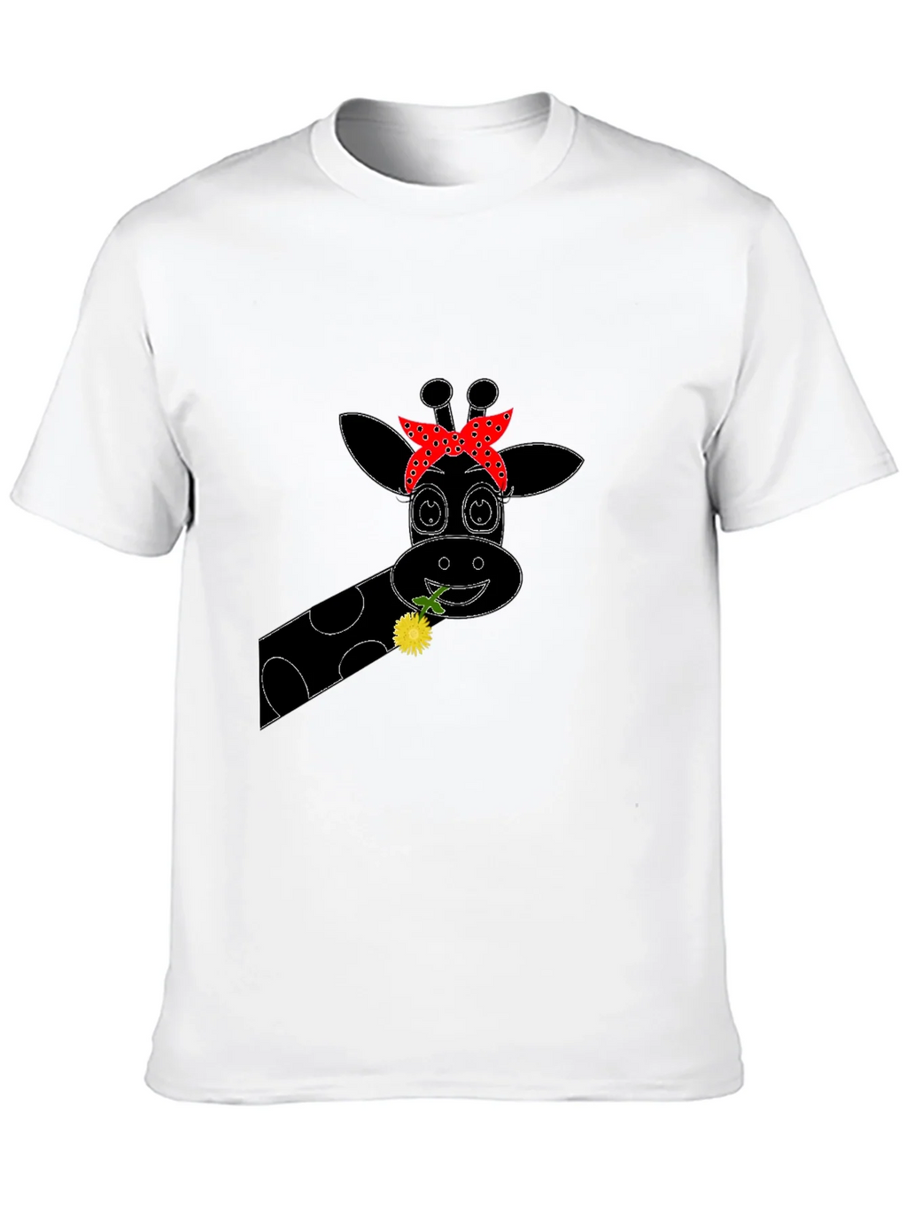 Giraffe Bandana Graphic Tee - Black product image 12