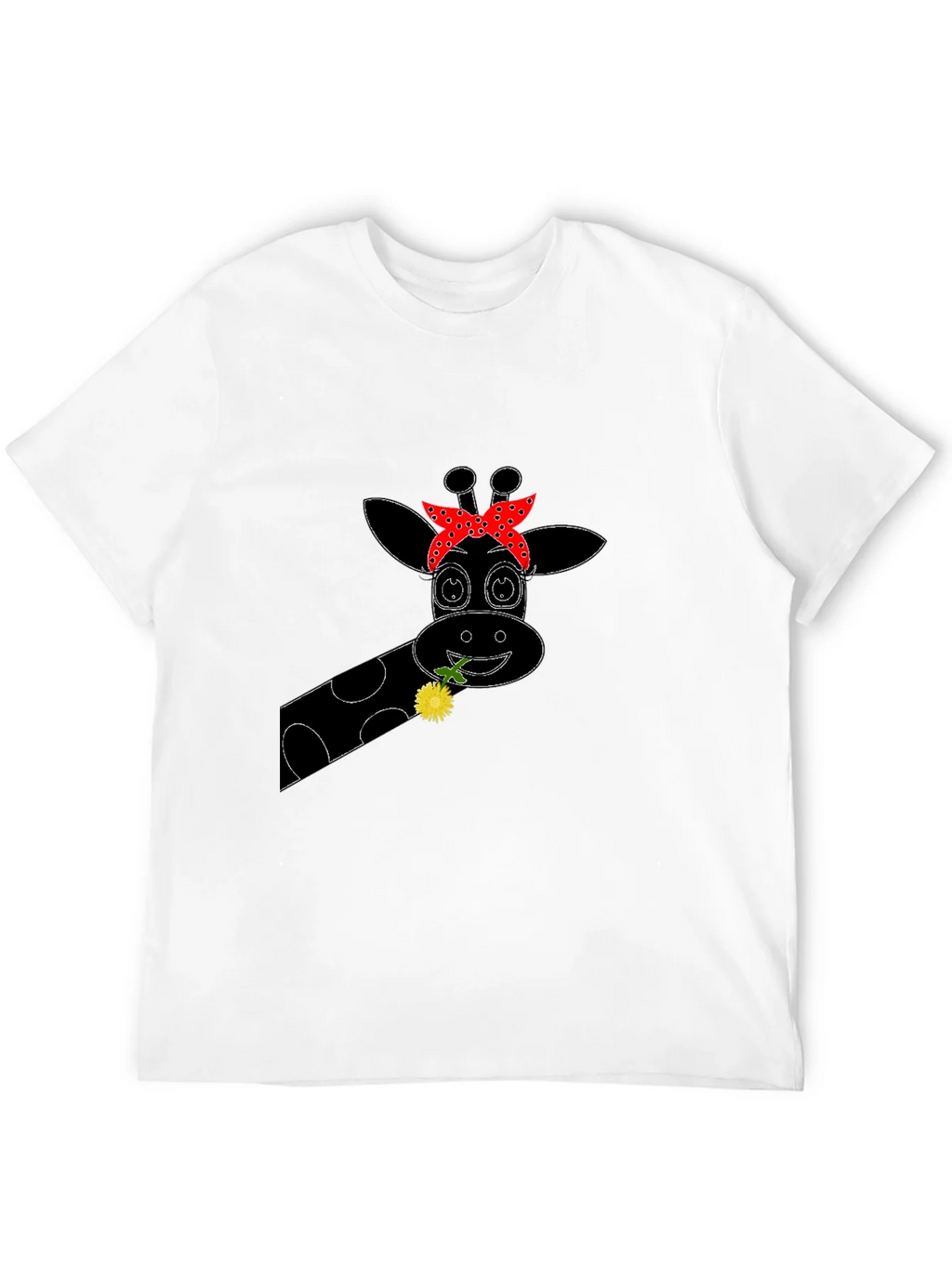 Giraffe Bandana Graphic Tee - Black product image 3