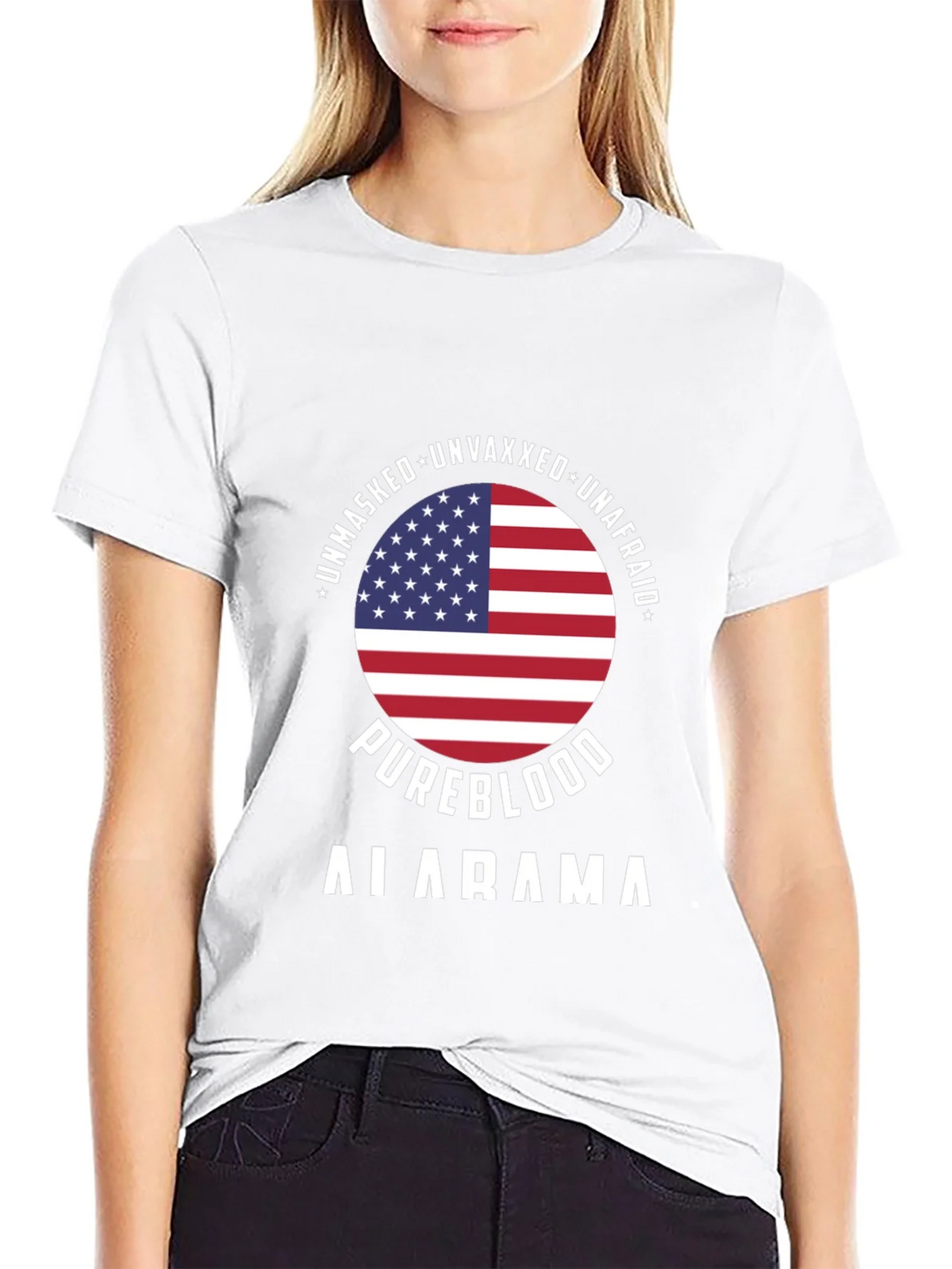 Unmasked Unvaxxed Unafraid Pureblood Alabama T-Shirt product image 11