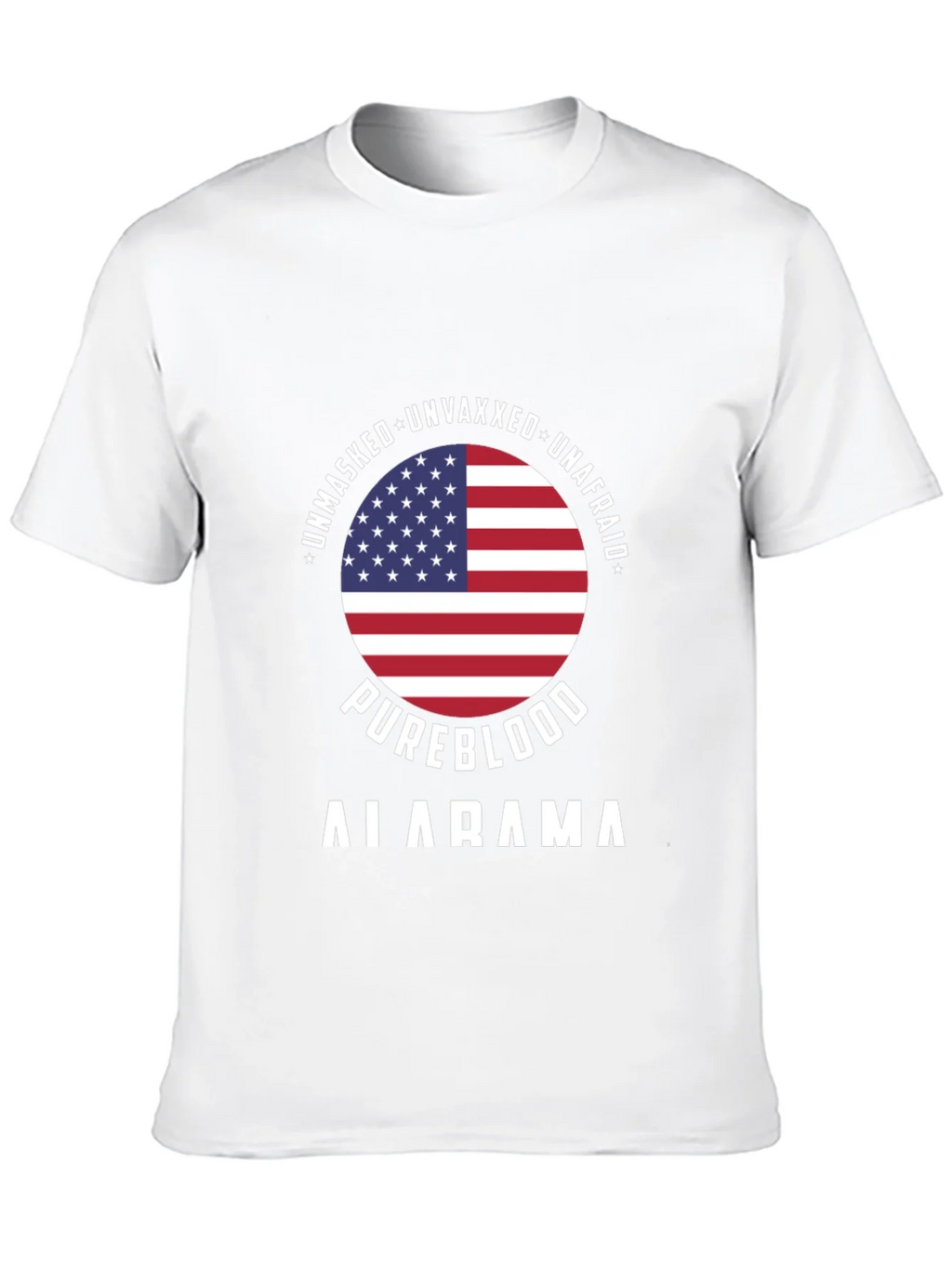 Unmasked Unvaxxed Unafraid Pureblood Alabama T-Shirt product image 12