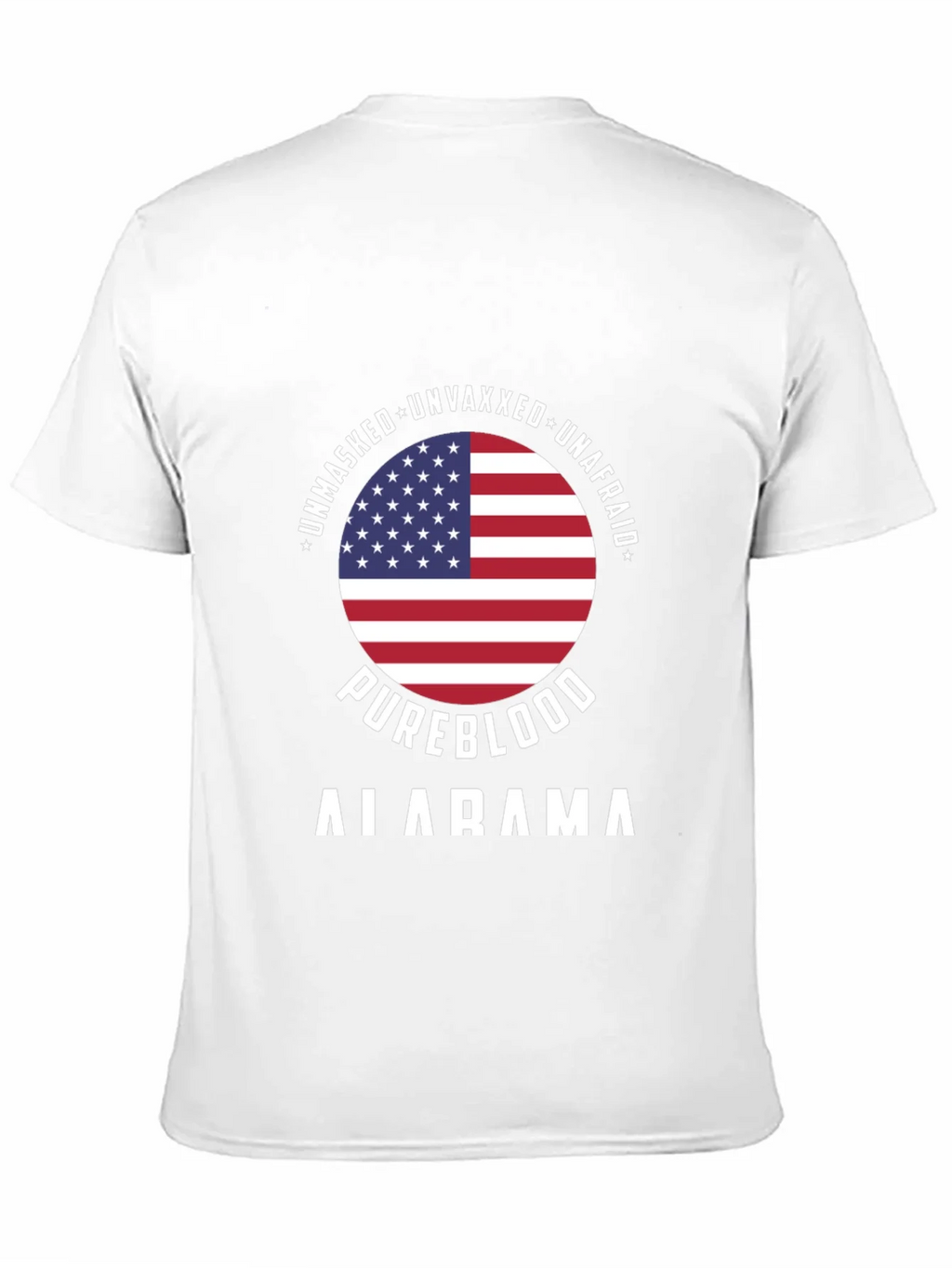 Unmasked Unvaxxed Unafraid Pureblood Alabama T-Shirt product image 2