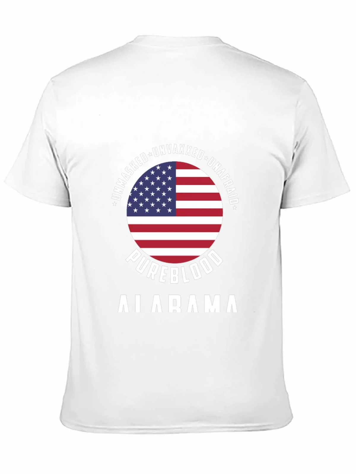 Unmasked Unvaxxed Unafraid Pureblood Alabama T-Shirt product image 2