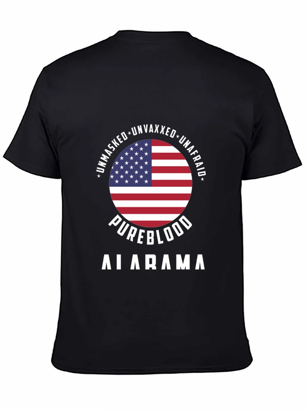 Unmasked Unvaxxed Unafraid Pureblood Alabama T-Shirt product image 7