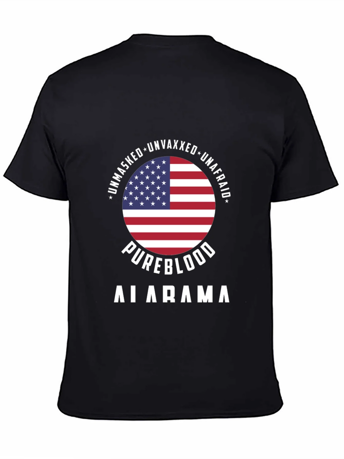 Unmasked Unvaxxed Unafraid Pureblood Alabama T-Shirt product image 7