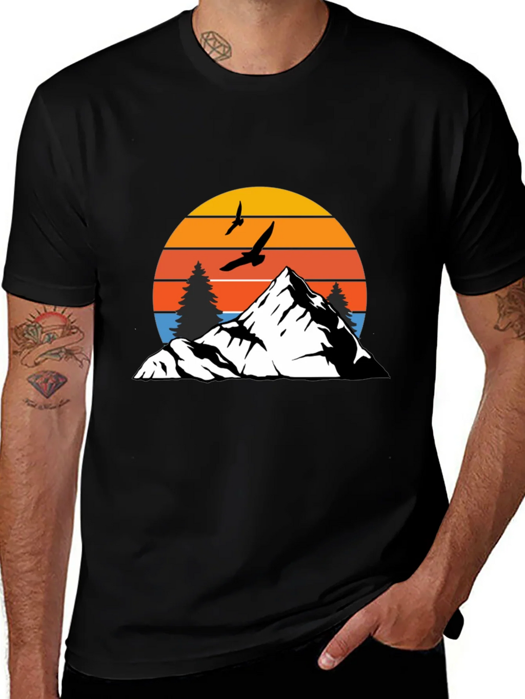 Mountain Sunset Graphic Tee - Adventure Ready product image 1