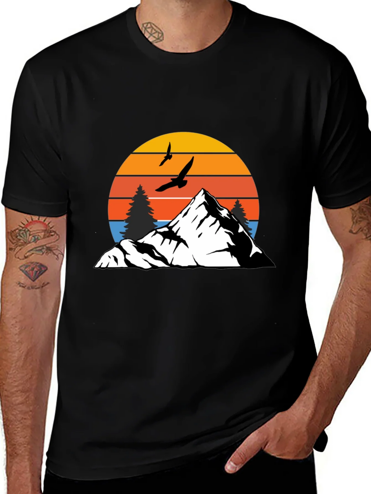 Mountain Sunset Graphic Tee - Adventure Ready product image 1