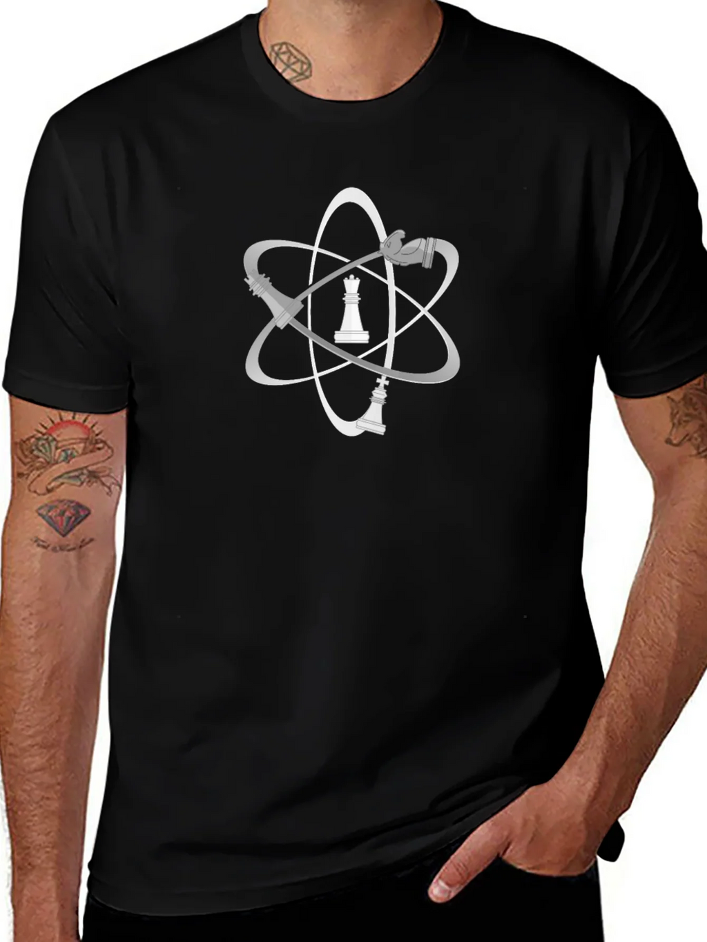 Chess Atom T-Shirt - Stylish Geek Chic product image 1