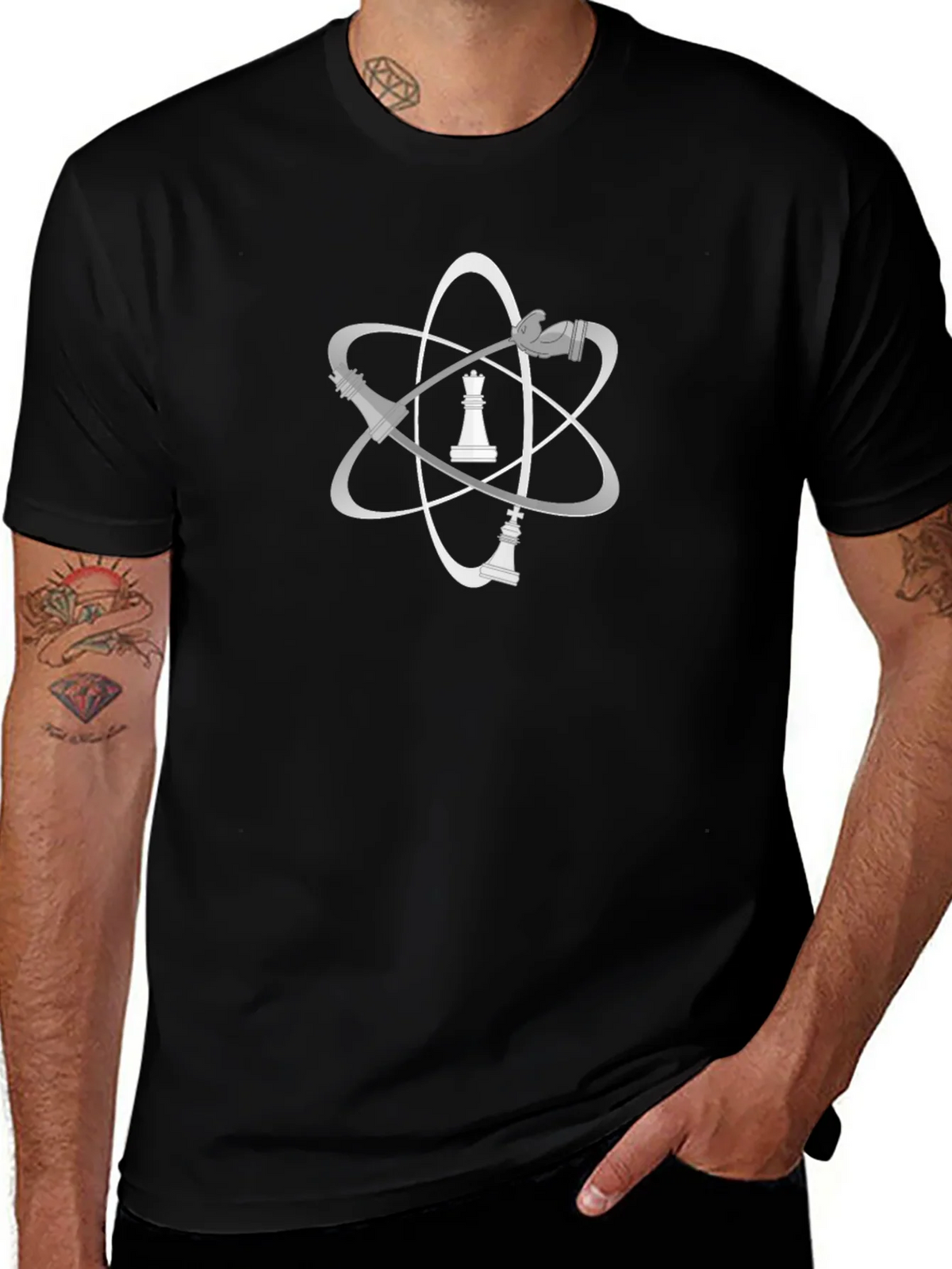 Chess Atom T-Shirt - Stylish Geek Chic product image 1