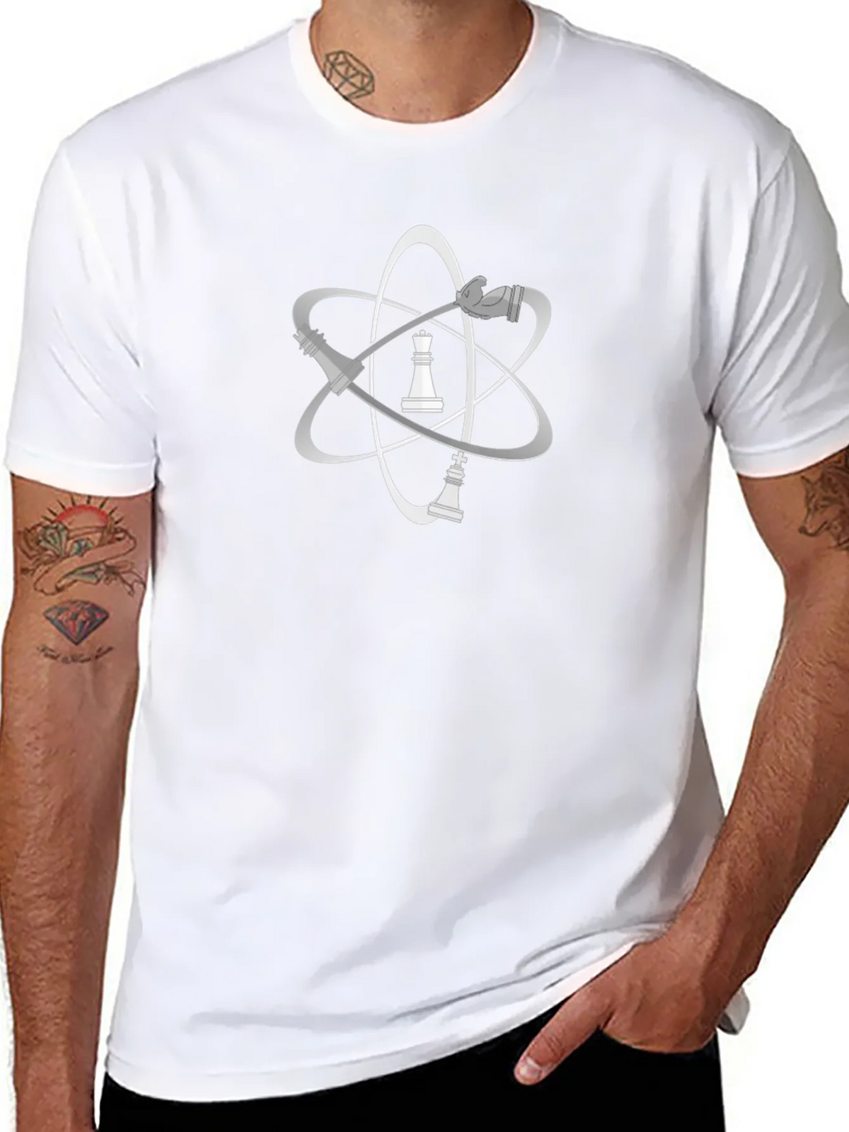 Chess Atom T-Shirt - Stylish Geek Chic product image 10