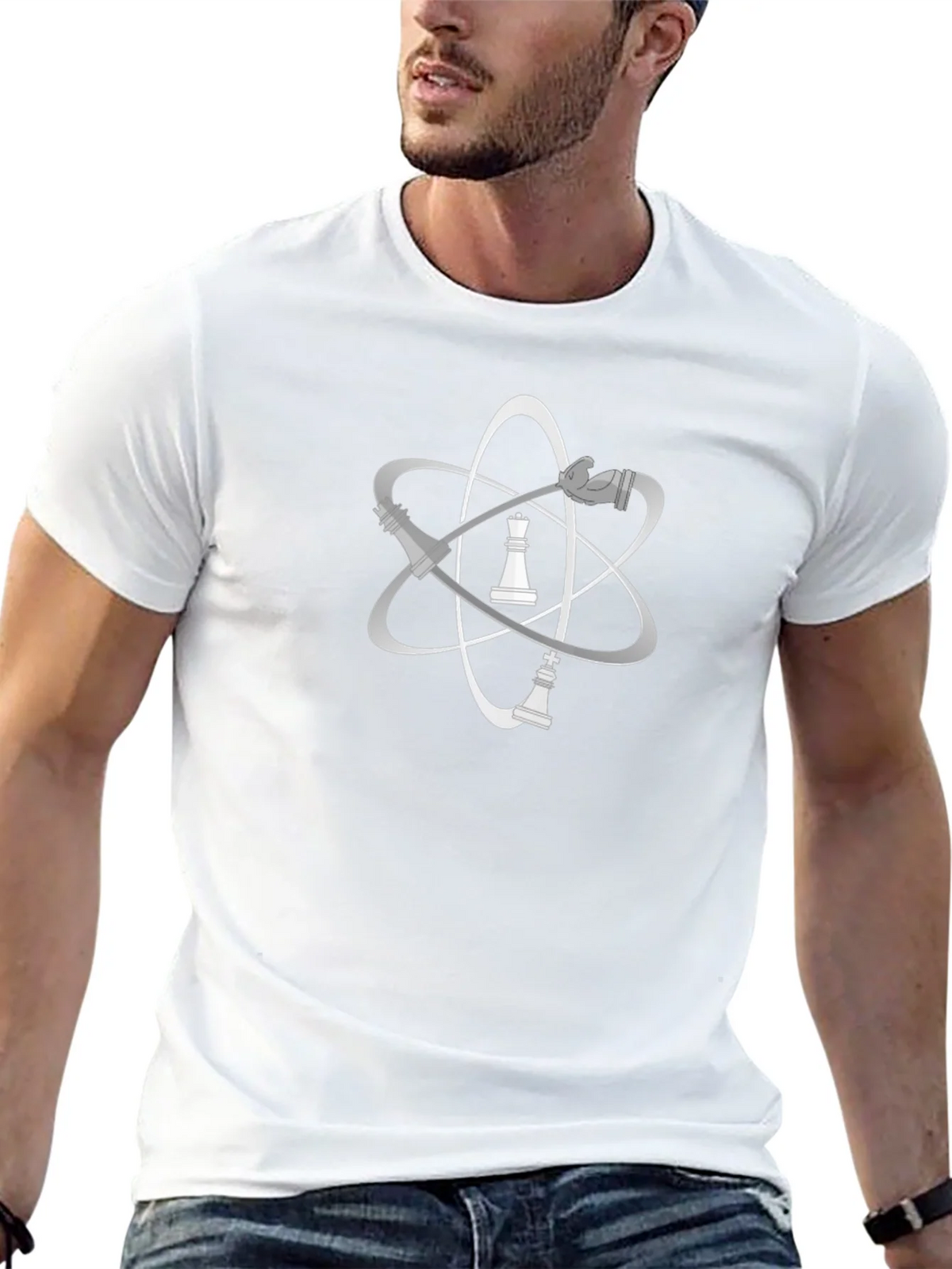 Chess Atom T-Shirt - Stylish Geek Chic product image 4