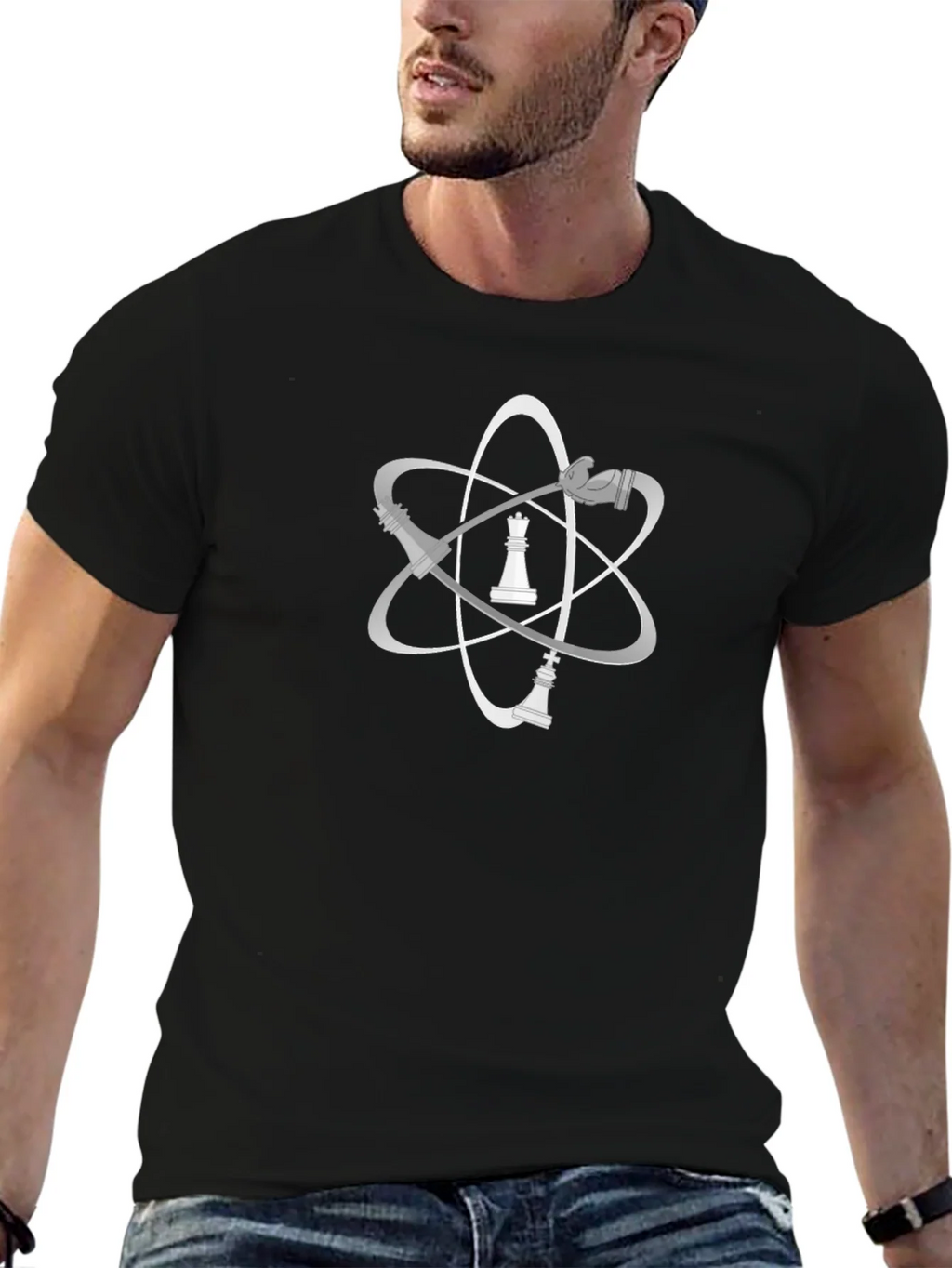 Chess Atom T-Shirt - Stylish Geek Chic product image 9