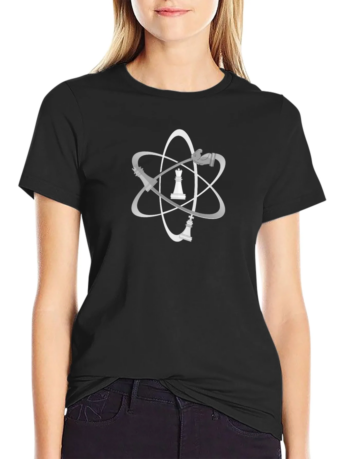 Chess Atom T-Shirt - Stylish Geek Chic product image 5