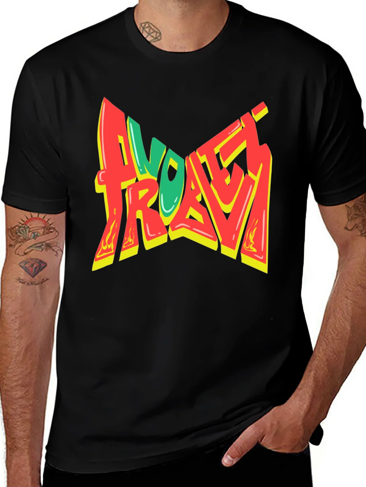 Avotech Travis T-Shirt - Graphic Print Soft Cotton Tee product image 1