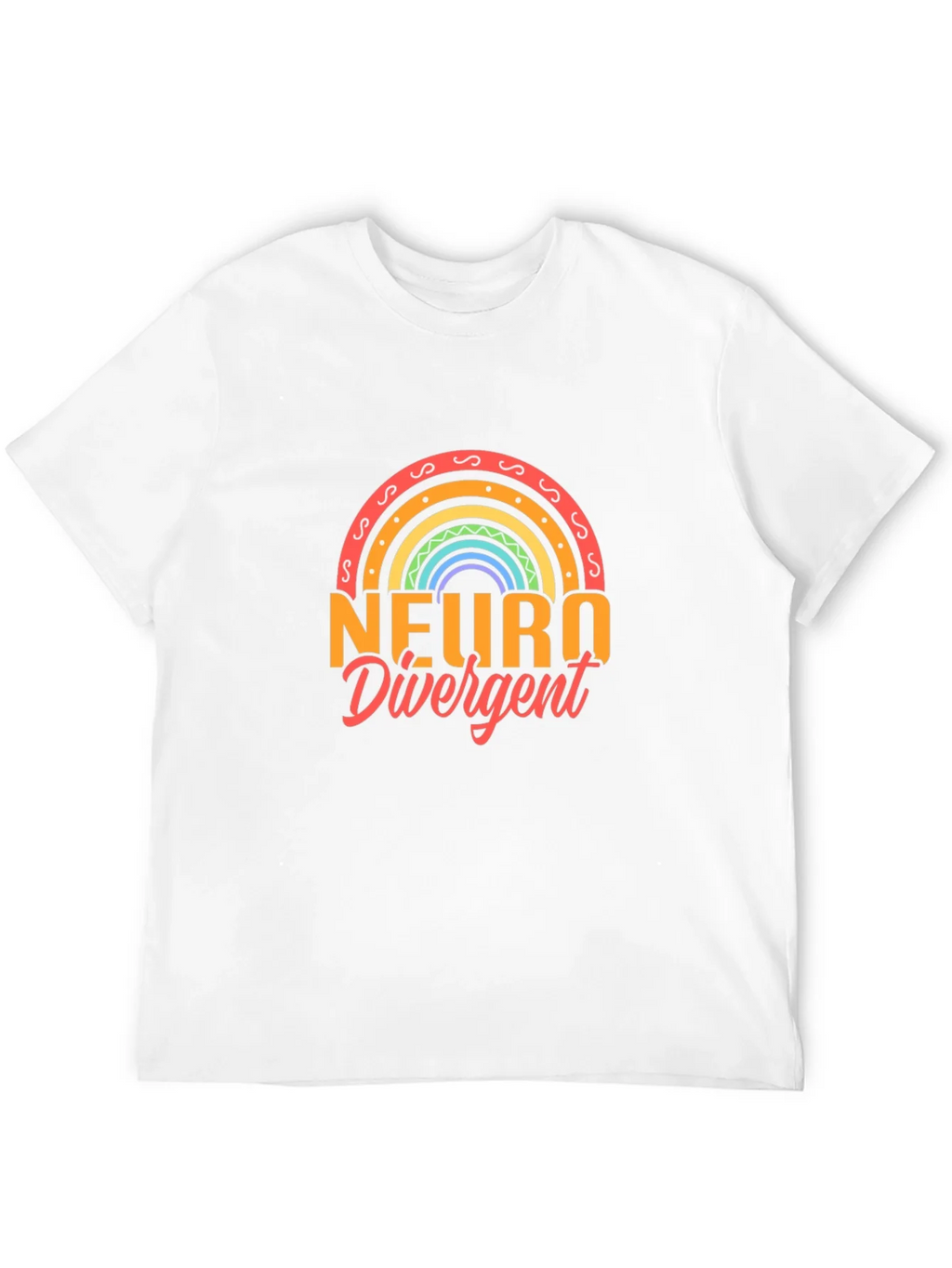 Neurodivergent Rainbow T-Shirt - Support Neurodiversity! product image 2