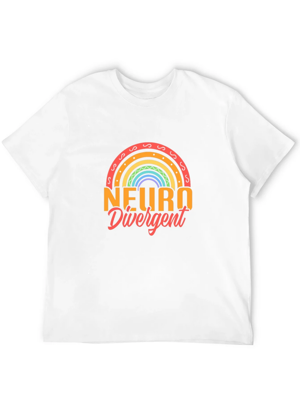 Neurodivergent Rainbow T-Shirt - Support Neurodiversity! product image 2
