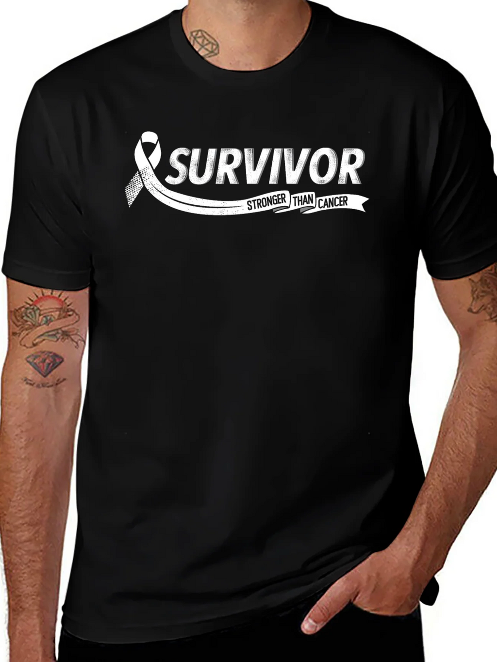 Survivor Stronger Than Cancer Graphic T-Shirt product image 1