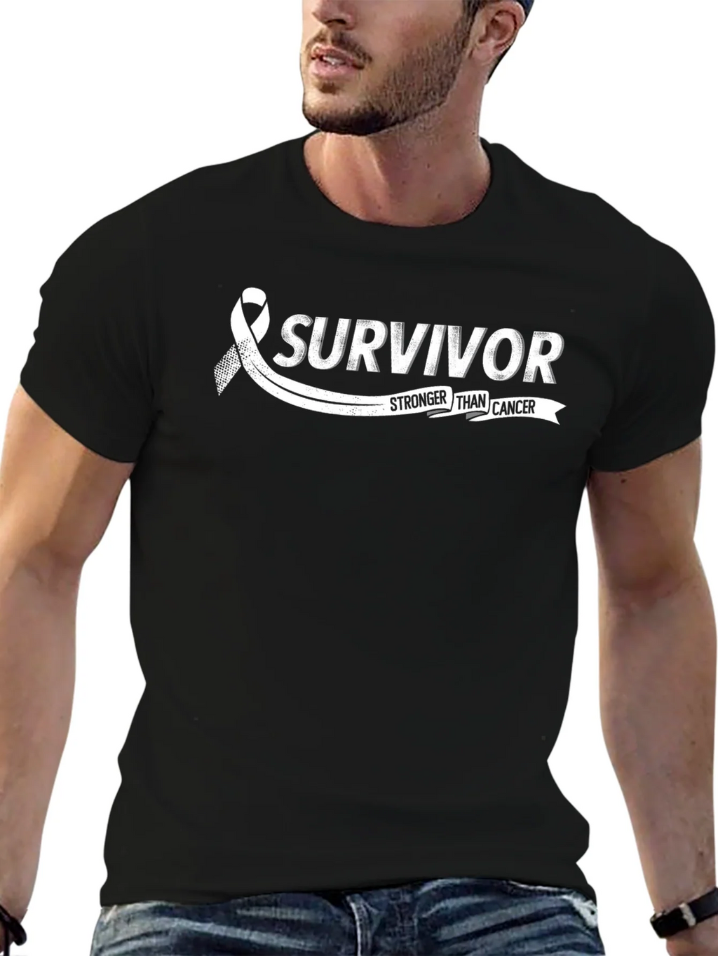 Survivor Stronger Than Cancer Graphic T-Shirt product image 9