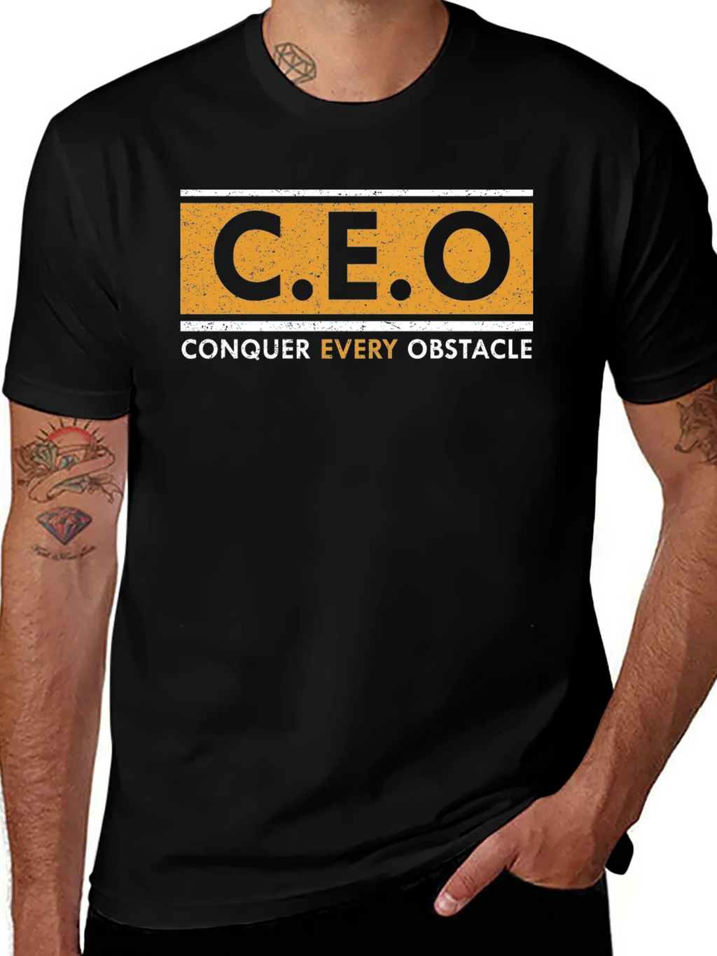 CEO Conquer Every Obstacle T-Shirt product image 1