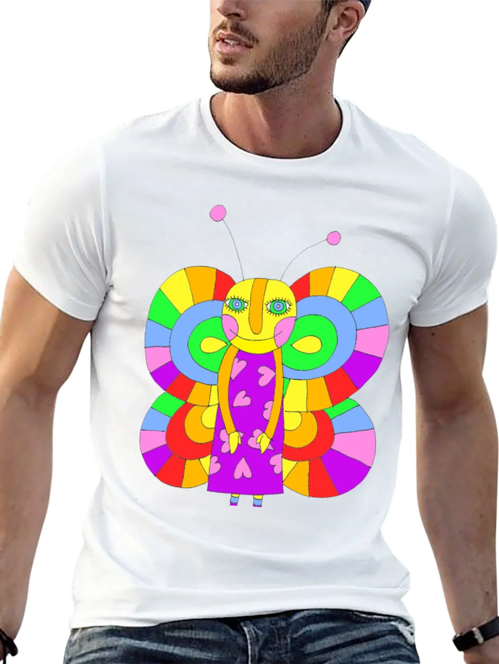 Funky Butterfly Graphic Tee product image 4