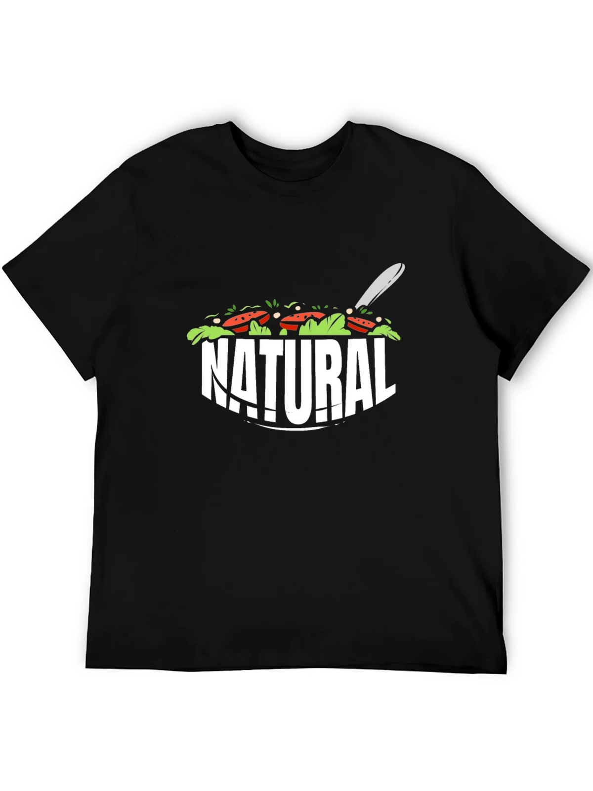 Natural Salad T-Shirt - Fresh & Fun Design product image 7