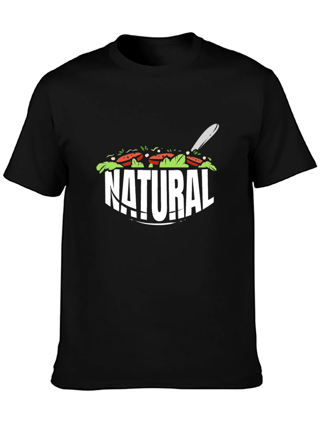 Natural Salad T-Shirt - Fresh & Fun Design product image 5