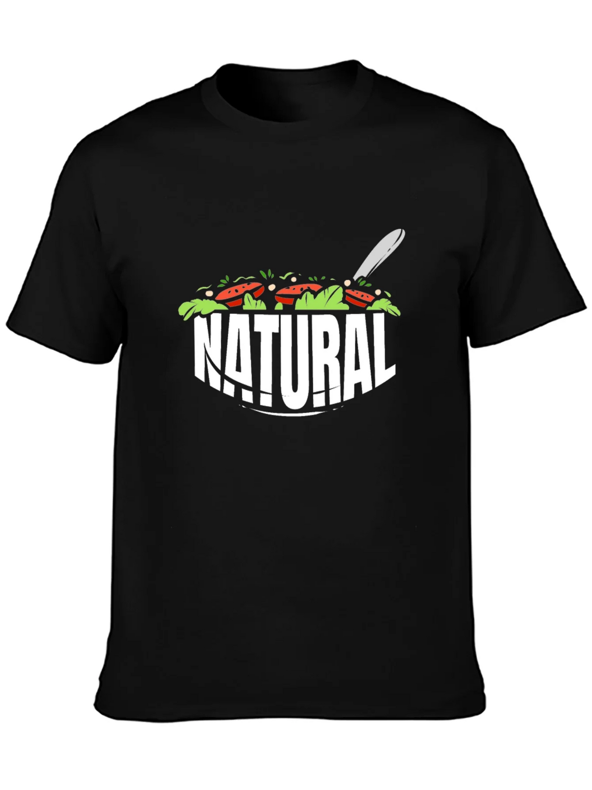 Natural Salad T-Shirt - Fresh & Fun Design product image 5