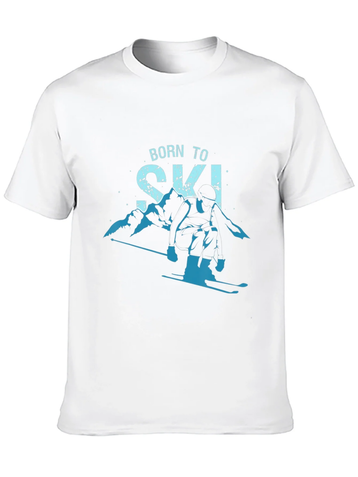 Born To Ski T-Shirt Mountain Graphic Tee product image 12