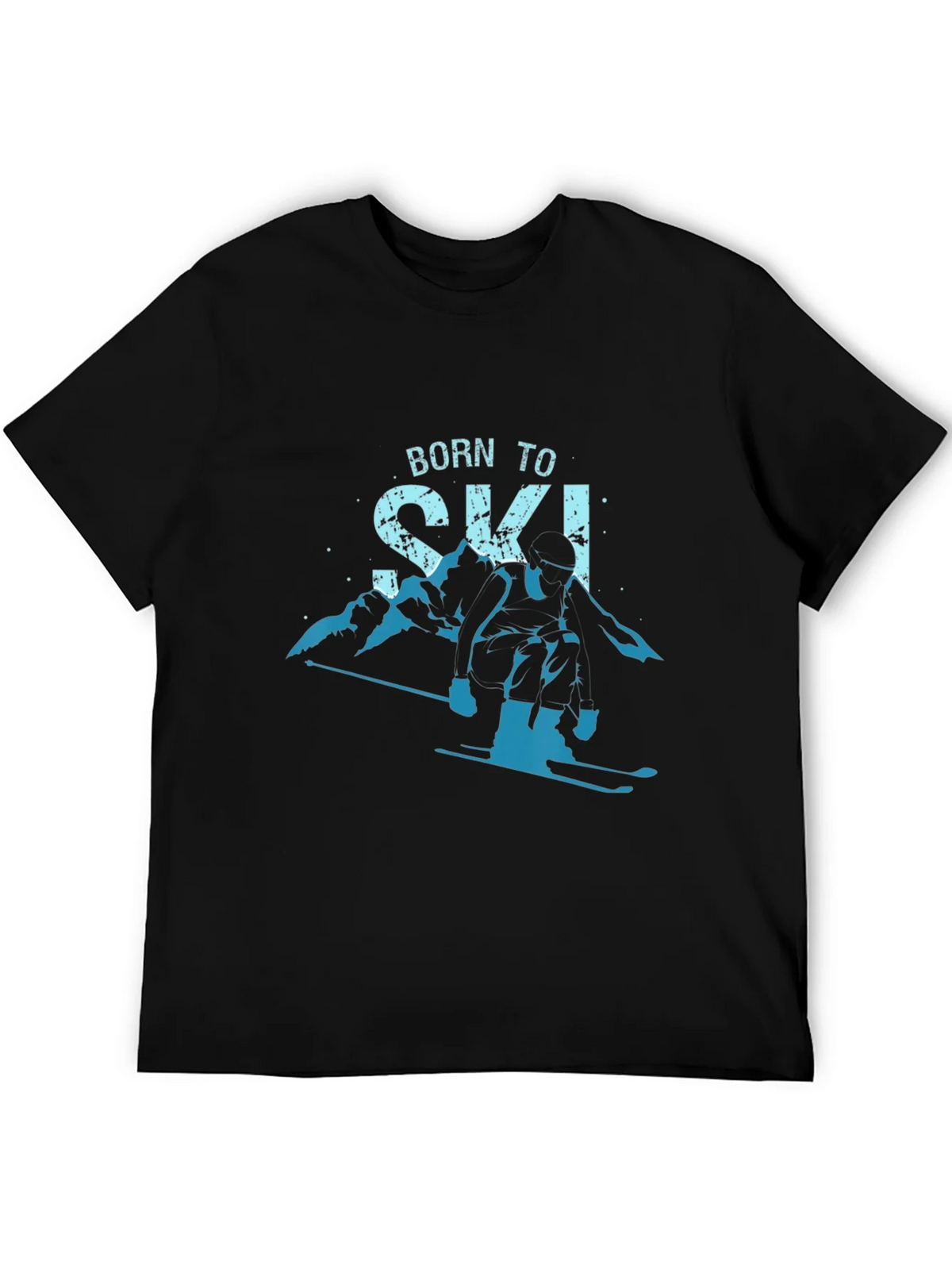 Born To Ski T-Shirt Mountain Graphic Tee product image 8