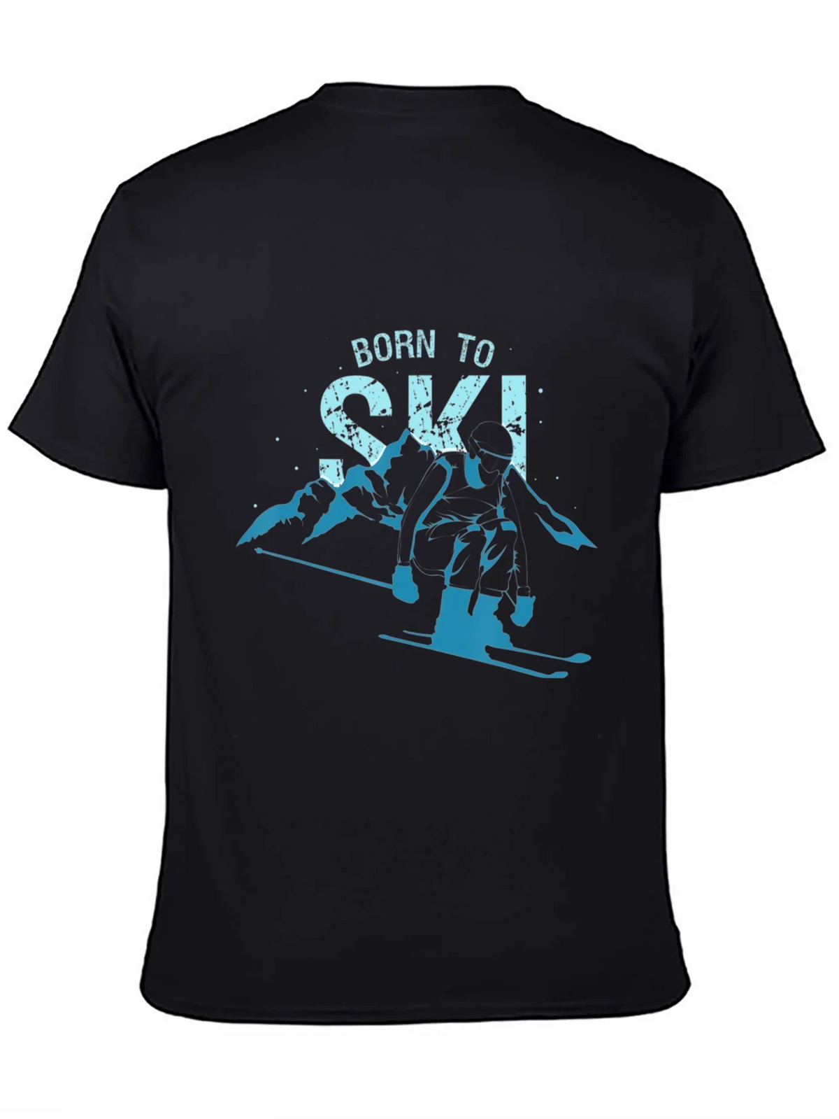 Born To Ski T-Shirt Mountain Graphic Tee product image 7