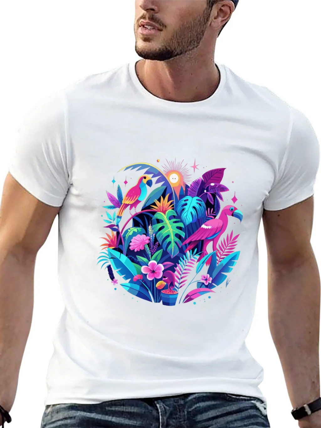 Tropical Paradise Graphic Tee product image 4